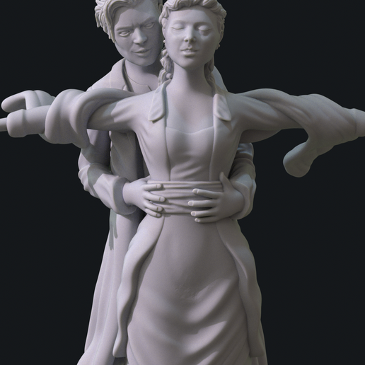 🌹 Jack und Rose - Titanic Film・ STL Datei für 3D-Druck・Cults