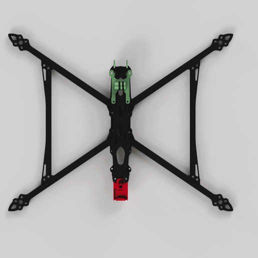 🖼️ FPV Drone Frame・ STL File for 3D printing and CNC machining - Laser ...