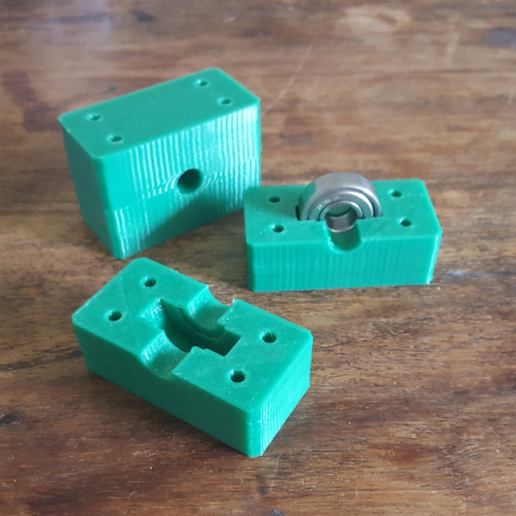 Bearing block diameter 28mm x 8mm. hole 10mm