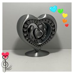 Valentine's Heart Ornament without supports