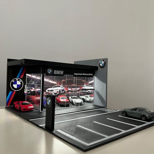 Garage D'Exposition Miniature Pour Voitures De Collection - Diorama 1/43 Ou 1/64
