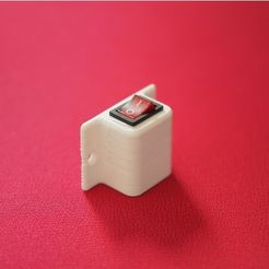 cdf8bdea757295053d46ba6599d51614_preview_featured.jpg Free STL file Surface mount for 12x19mm power switch・Design to download and 3D print