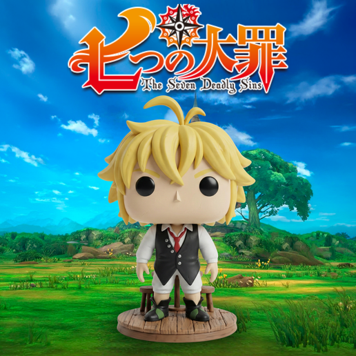 Meliodas (The Seven Deadly Sins) - Stylized Anime Figure - 3D Print STL
