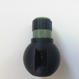 Untitled-design-10.png Twist Head Airsoft Grenade Impact Cap Gun Ring Sound Grenade "Meteorite" Reusable Grenade