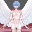 8.jpg REI AYANAMI ANGEL EVANGELION SEXY GIRL STATUE CUTE PRETTY ANIME CHARACTER 3D PRINT