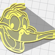 Pato Lucas_2.png Daffy Duck cookie cutter