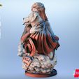 110423-B3DSERK-SuperGitlCrypto-Bust-Image-004.jpg B3DSERK SUPER GIRL BUST READY FOR PRINTING