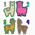 1.jpg Llama Cookie Cutters (Set of 4)