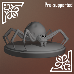 2.png Datei STL Spinne herunterladen • Design für 3D-Drucker, KingVirrDesign
