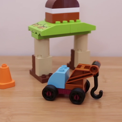 Duplo Compatible Car Base 2 x 4