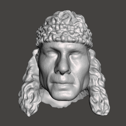 Screenshot-1581.png Файл STL WWE WWF LJN Style Jimmy Superfly Snuka Head Sculpt・Модель для загрузки и 3D-печати