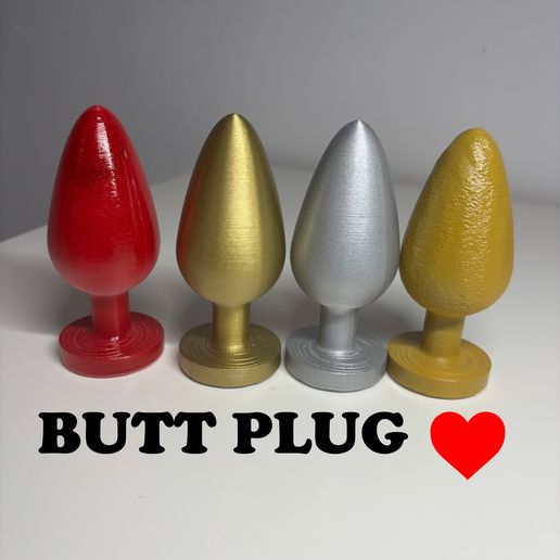 BUTT PLUG OBJ File for 3D printingCults