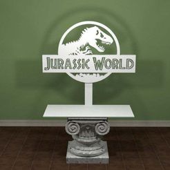 JW-Logo.jpg Archivo STL Logotipo de Jurassic World・Diseño para descargar y imprimir en 3D