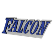 4.png 3D MULTICOLOR LOGO/SIGN - The Falcon (Comic Book)