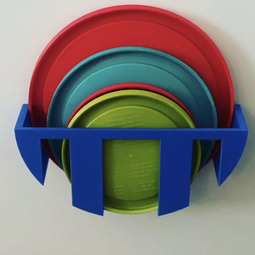 🔪 Tupperware-Deckelhalter・ STL Datei für 3D-Druck・Cults