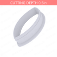 Almond~2.25in-cookiecutter-only2.png Almond Cookie Cutter 2.25in / 5.7cm