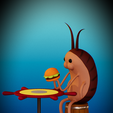 IMG_0519.png Roach Eating Hamburger