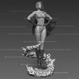 powergirl4.jpg Power Girl Fan Art Statue 3d Printable