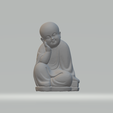 9.png Little Monk 3D print model