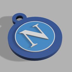 Keychain-Napoli-1.jpg Fichier STL Porte-clés - Napoli・Modèle imprimable en 3D à télécharger