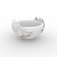 Bat-Wing-Bowl.1.jpg Bat Wing Bowl 3D Print Model Gothic Decor