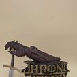 Throne And Liberty Sign, Headset Stand - Or Phone Stand, Lamp, Mural... Whatever You Need!