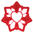 Untitled1.png Spiked Heart 1 Clay Cutter - Sword Love STL Digital File Download- 8 sizes and 2 Cutter Versions