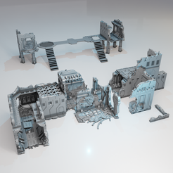 Internal-Rooms-and-Corridors.png 3D file Lost Colony: Spaceship Graveyard – Internals Basics・3D printable design to download