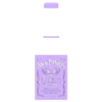 Jack BLK.stl Jack Daniels Bottle LED light box