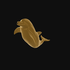 Dolphin-render.png Файл STL Dolphin・Дизайн 3D-печати для загрузки3D