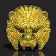 default.100.jpg Squid Game Mask - Vip Lion Mask 3D print model