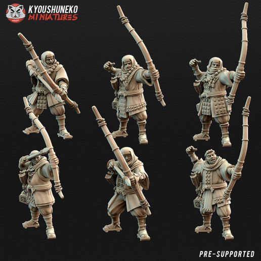 Download STL file sohei monk archer • Template to 3D print ・ Cults