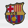 3.png FC Barcelona 3D Logo 3D model