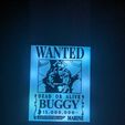 386092790_10159372887672085_406116064050376239_n.jpg Buggy the Clown, One Piece Wanted Poster, LED Light Box