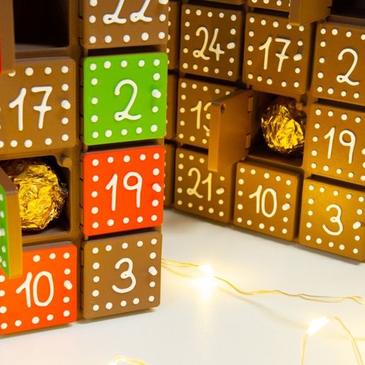 3D_Print_Advent_Calendar_3Demon_STL-11.jpg Gingerbread Printmas Advent Calendar