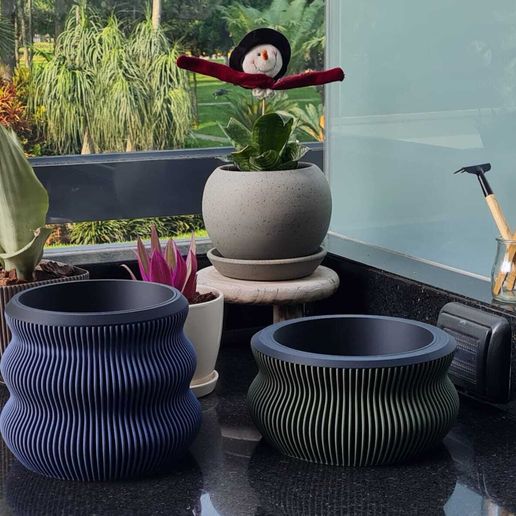 MODERN-PLANTER1-L-VERSION.jpg Modern Wavy Planter (L-VERSION)