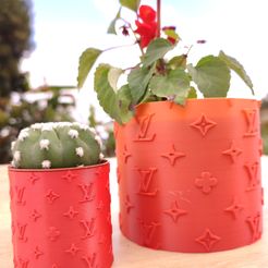 IMG_20230818_125505.jpg STL file Louis Vuitton Planter/Desk Organizer・3D printable model to download