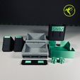 snb2_pieces.jpg STL file SNB2: Sticky Note Bot (Snib) - Desktop Organizer・Template to download and 3D print