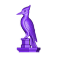 f2.obj 啄木鸟雕像 3D 打印模型