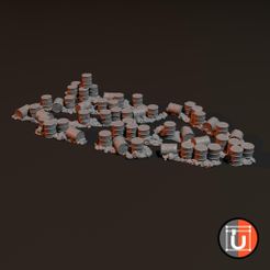 WholeArmy_2.jpg Scatter Terrain: Barrels and Barricades