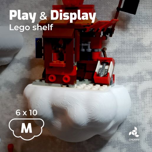 lego shelf - Cloud M 3D model