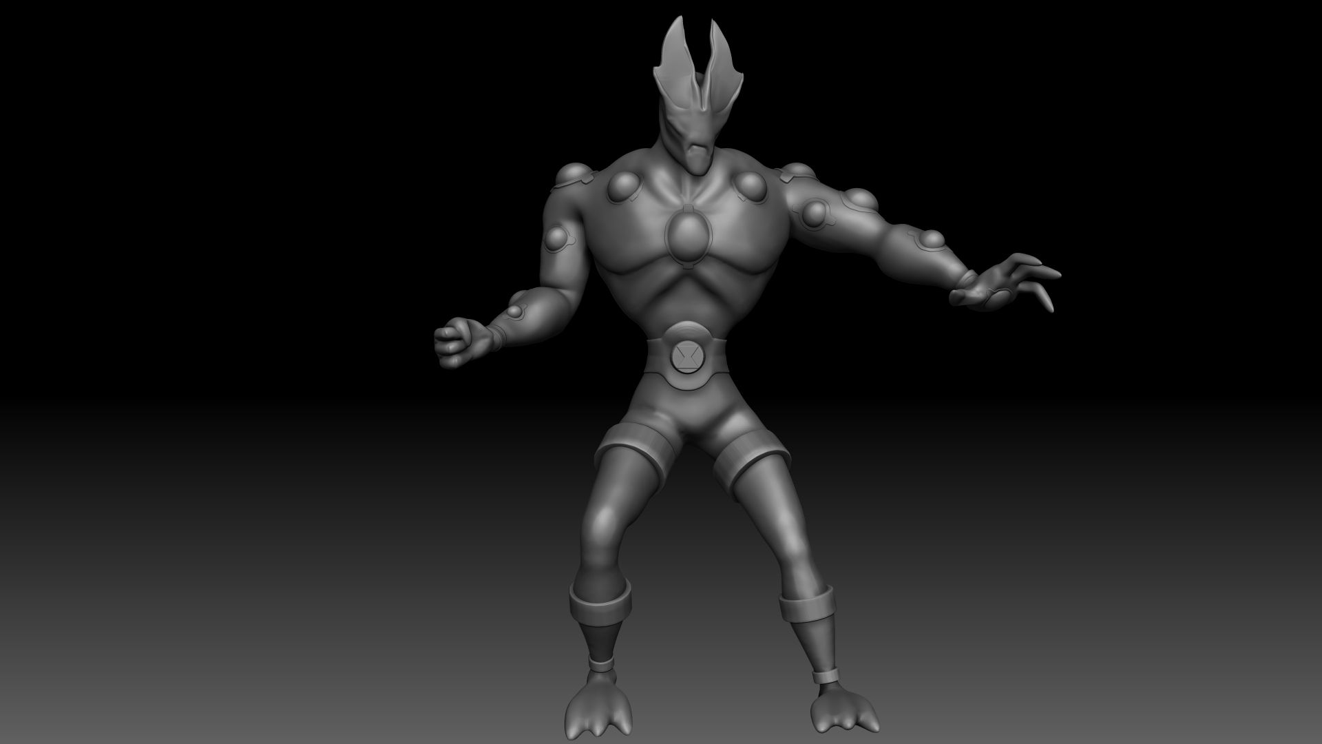 Descargar archivo STL BEN 10 - ALIEN EYE GUY • Objeto para impresora 3D ...