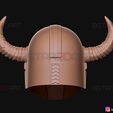 19.jpg Viking Mandalorian Helmet - Buffalo Horns - High Quality Model
