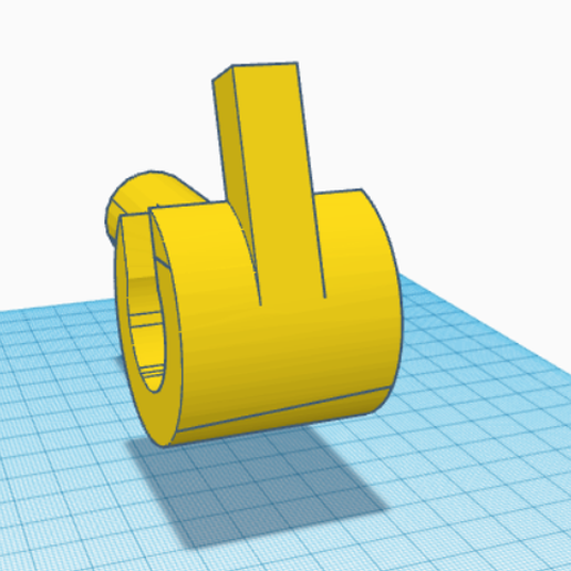 FU Legoman Hand 3D model