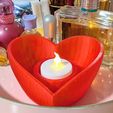 Heart-in-Tray.jpg Heart Shaped LED Tea Light Holder