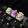 dino_hatching_keycaps_05.jpg Dinosaur Hatching keycaps - Mechanical Keyboard