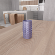 untitled2.png 3D Honeycomb Vase 2 with 3D Stl File & Small Vase, Decorative Vase, Flower Vase, Gift For Girlfriend, Unique Vase, Honeycomb Decor