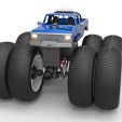 5.jpg Diecast vintage Monster Truck mit Doppelrädern Maßstab 1:25