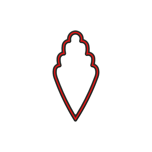 Wheat Frond Cookie Cutter STL File - 4 inches