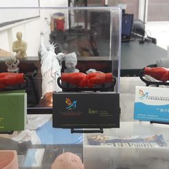 20220303_181310.jpg STL file Shop card shelf - Boxing・3D printing design to download